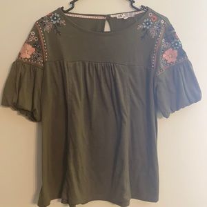 Army Green Top
